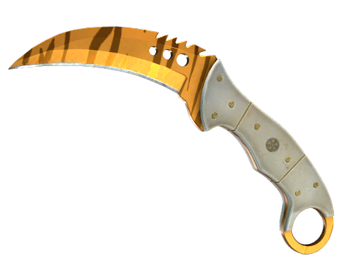 Talon Knife | Tiger Tooth немного поношенное для CS2