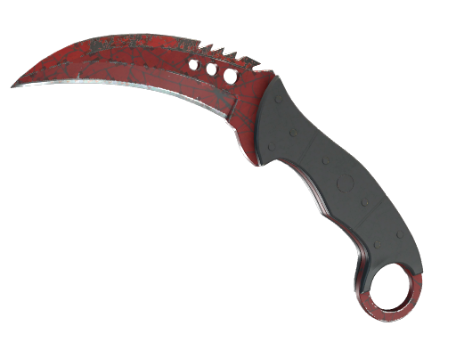 Talon Knife | Crimson Web после полевых испытаний для CS2