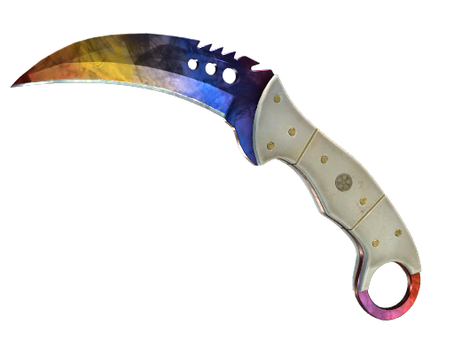 Talon Knife | Marble Fade немного поношенное для CS2