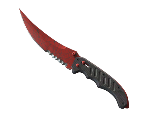 Flip Knife | Crimson Web немного поношенное для CS2