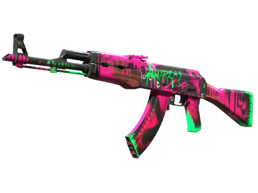 AK-47 | Neon Revolution немного поношенное для CS2