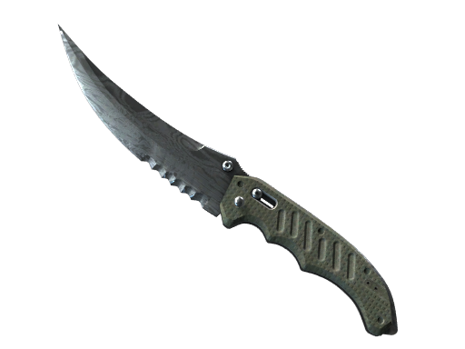 Flip Knife | Damascus Steel после полевых испытаний для CS2