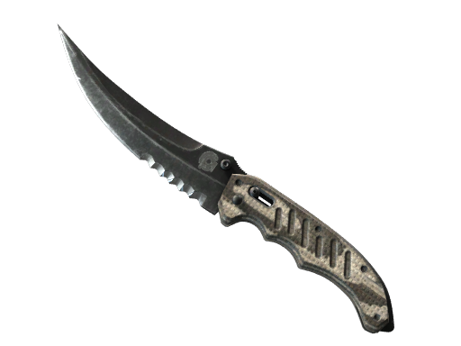 Flip Knife | Black Laminate немного поношенное для CS2