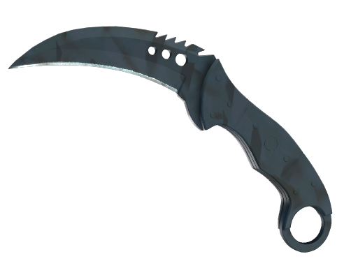 Talon Knife | Night Stripe немного поношенное для CS2