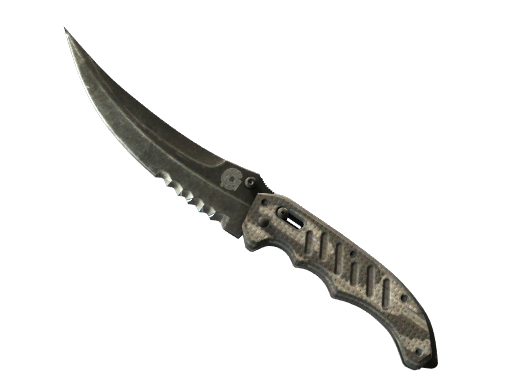 Flip Knife | Black Laminate закаленное в боях для CS2