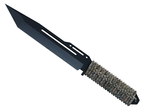 Paracord Knife | Blue Steel после полевых испытаний для CS2