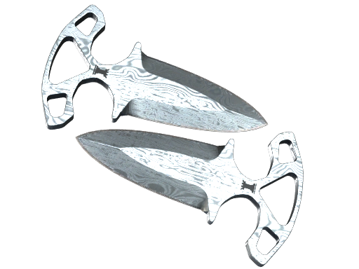 Shadow Daggers | Damascus Steel поношенное для CS2