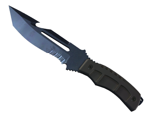 Survival Knife | Blue Steel закаленное в боях для CS2