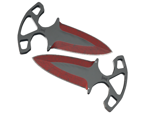 Shadow Daggers | Crimson Web после полевых испытаний для CS2