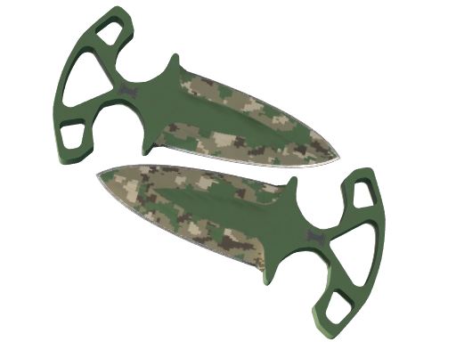 Shadow Daggers | Forest DDPAT немного поношенное для CS2