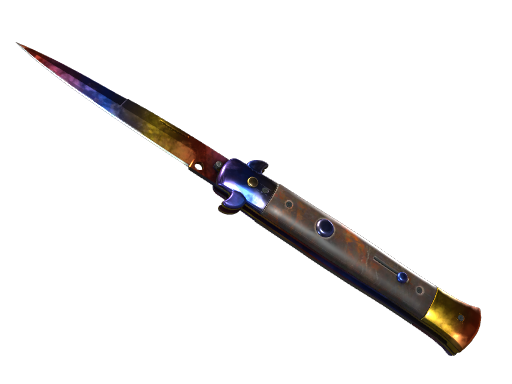 Stiletto Knife | Marble Fade немного поношенное для CS2
