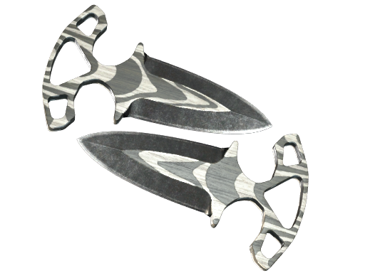 Shadow Daggers | Black Laminate немного поношенное для CS2