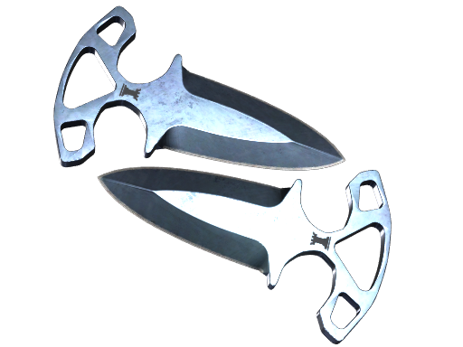 Shadow Daggers | Blue Steel немного поношенное для CS2