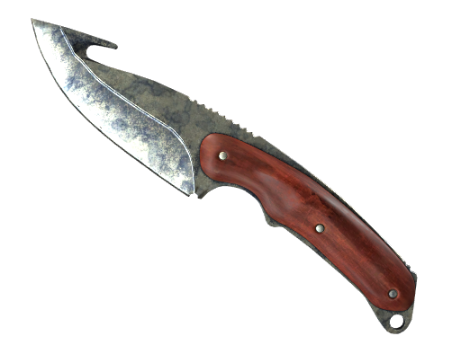 Gut Knife | Stained закаленное в боях для CS2