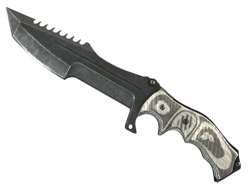 Huntsman Knife | Black Laminate после полевых испытаний для CS2