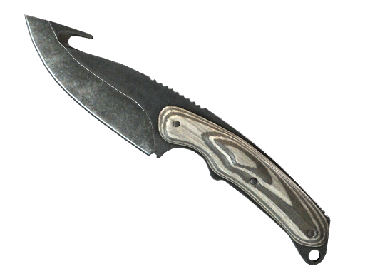 Gut Knife | Black Laminate поношенное для CS2