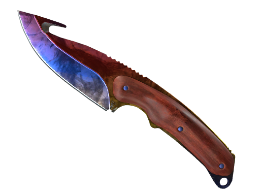 Gut Knife | Marble Fade немного поношенное для CS2