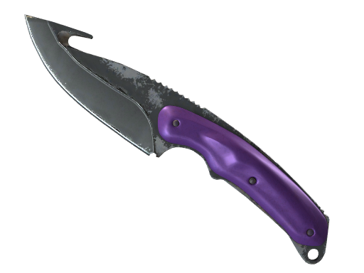 Gut Knife | Ultraviolet после полевых испытаний для CS2