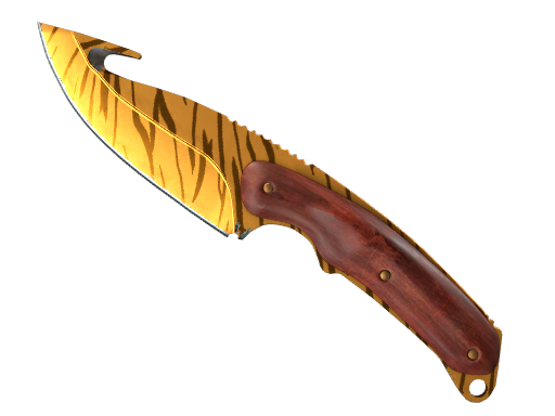 Gut Knife | Tiger Tooth немного поношенное для CS2