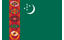 Флаг страны Туркменистан