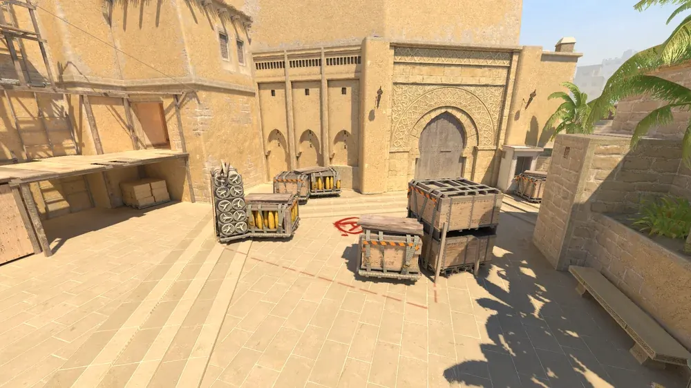 Все позиции и точки на карте Mirage в CS2